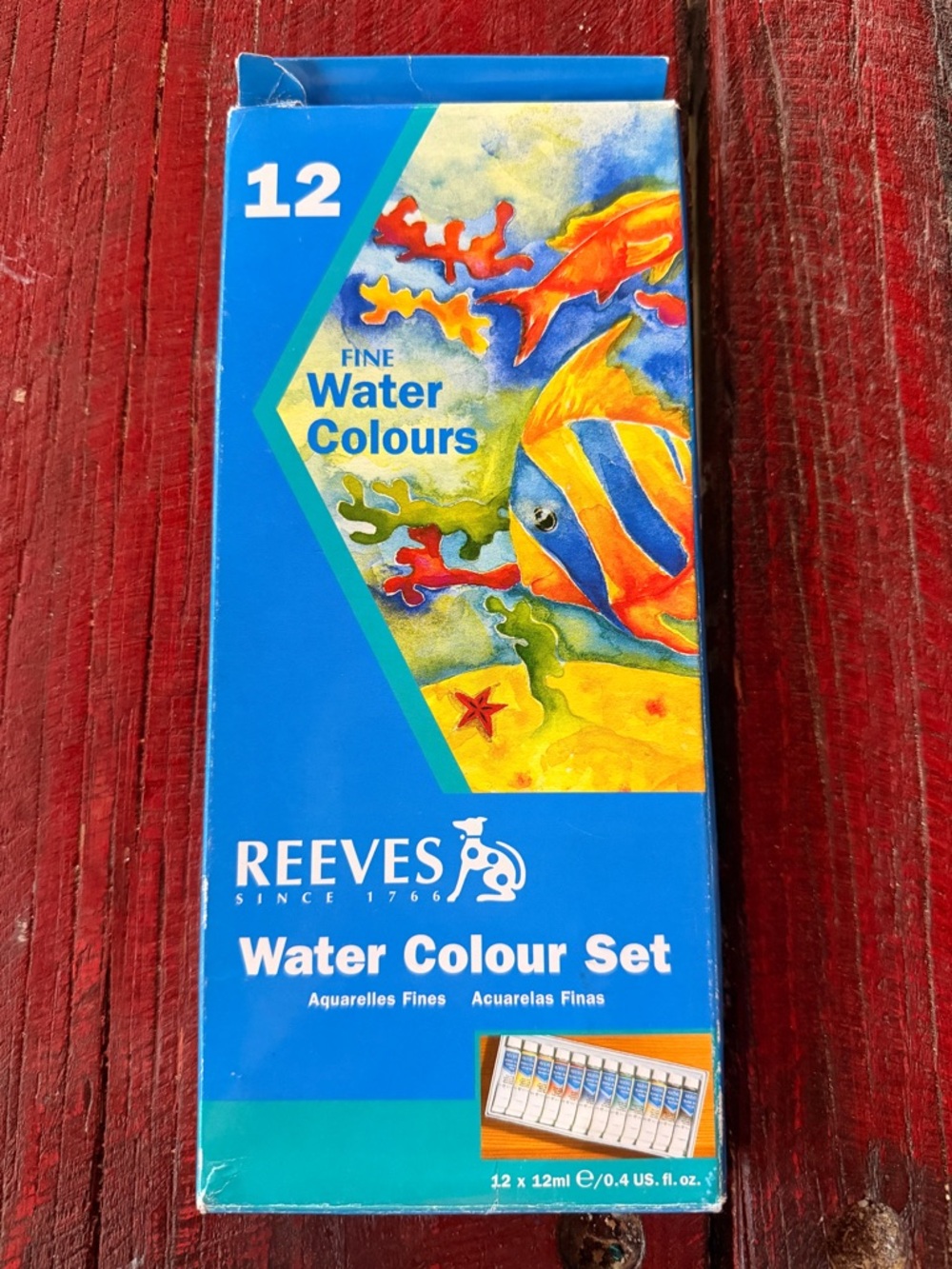 Reeves 12-Piece Fine Water Colour Set